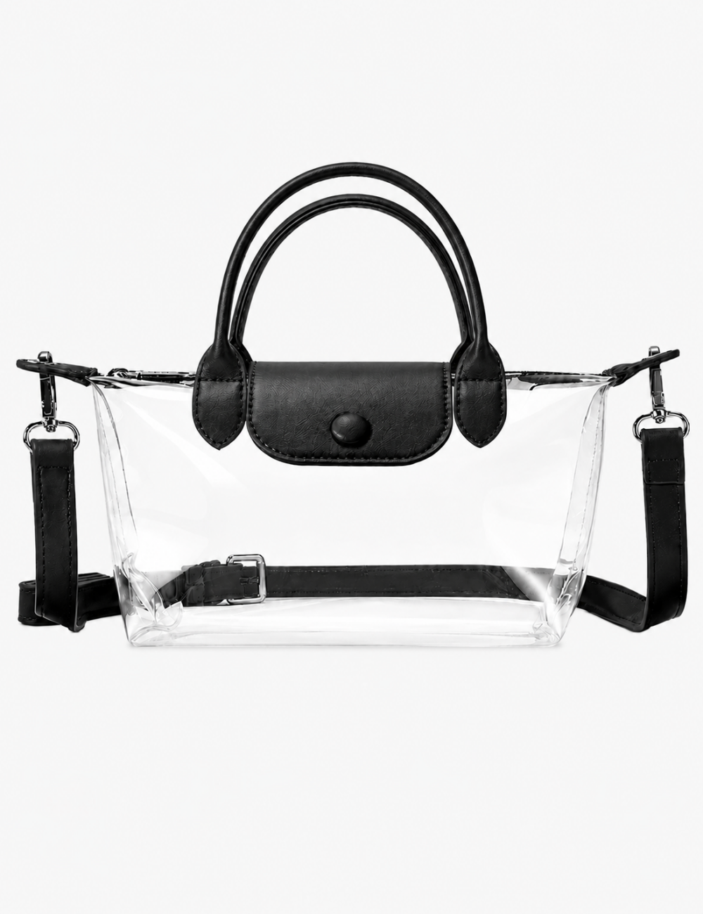 Black and Clear Crossbody Bag