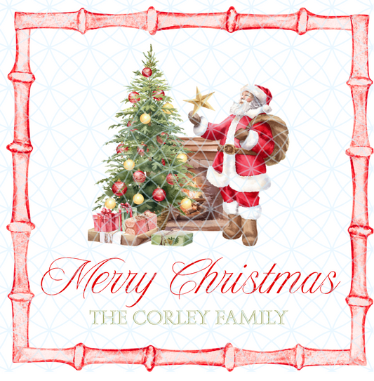 Santa Tree Gift Tags